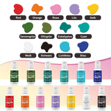 Blanding af olier, oliebaseret lyserød madfarve, højkoncentreret, til chokolade, fondant, småkager, kagebagning, macarons, gør-det-selv kagepynt, dejtoppings - 20 ml