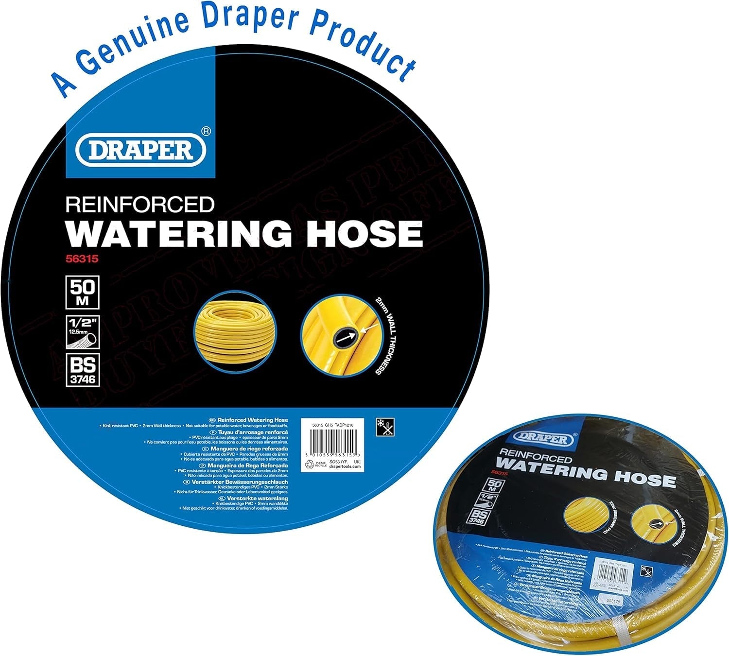 Draper 56315 Professionel Haveslange 50m