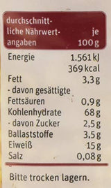 tegut... Nudler med æg og gaffelformet spaghetti, 1 x 500 g