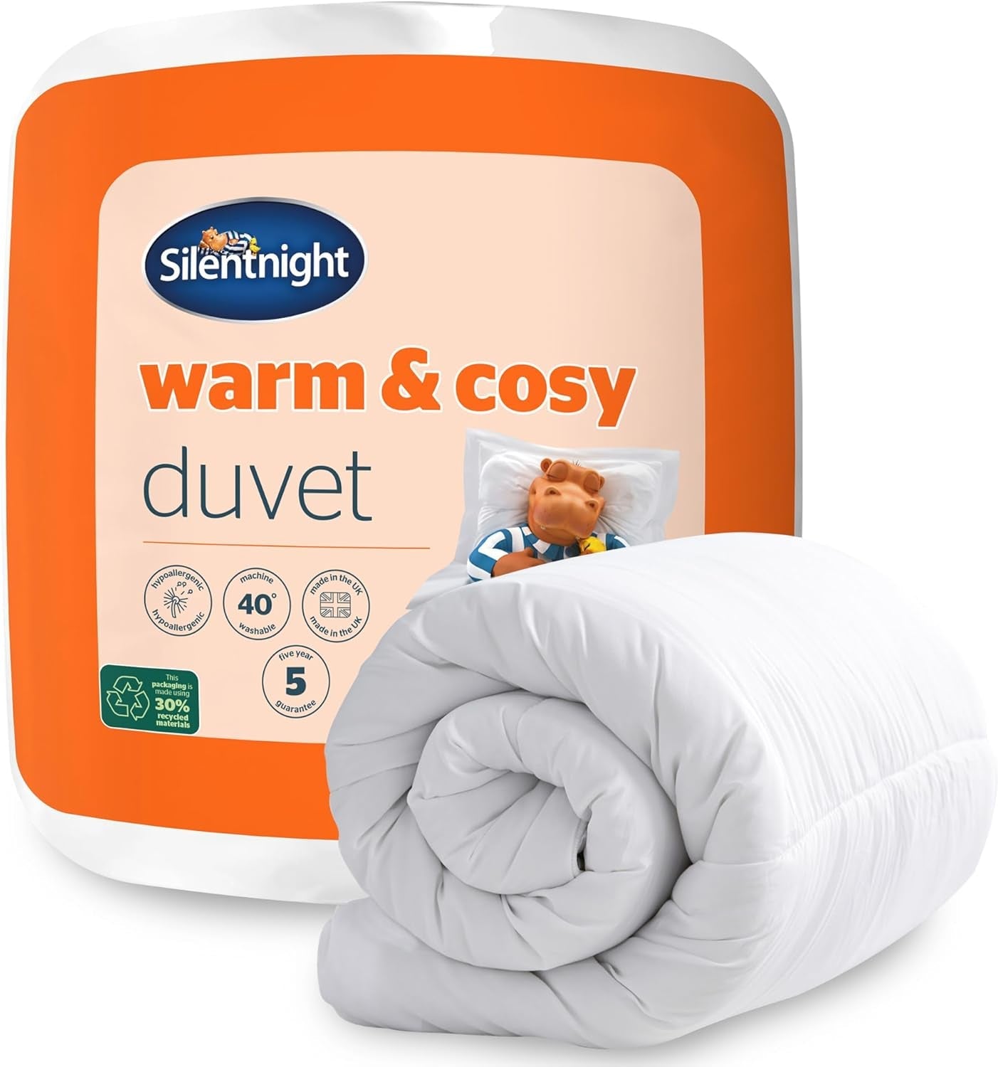 Silentnight Varm Og Hyggelig Dyne - 15 Tog - enkeltseng 135 X 200Cm Dyner og dyner Naty Shop Enkeltseng 15 Tog