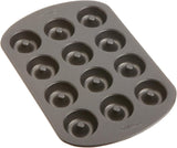 Wilton Donut-Backform Mit 12 Mulden Donutform, Hochwertige Donut Backform Mit Antihaftbeschichtung Für 12 Mini-Donuts, Spülmaschinenfest Forme og bakker til bagning Naty Shop Medium