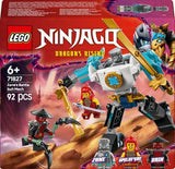 LEGO NINJAGO Zanes Action Mech - Ninja legetøj med 3 minifigurer til rollespil - Lille sæt til at bygge og lege til børn - Gaveidé til drenge og piger fra 6 år 71827 Byggesæt Besuche den LEGO-Store