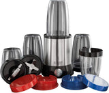 Russell Hobbs Mixer [Multifunktions- Standmixer] Nutriboost (Inkl. 5 Bpa-Freie Und Spülmaschinengeeignete Behälter + Deckel, 22.000 U/Min, 0,9 Ps-Motor) Elektrisk, Smoothie-Maker 23180-56 Kitchen Naty Shop