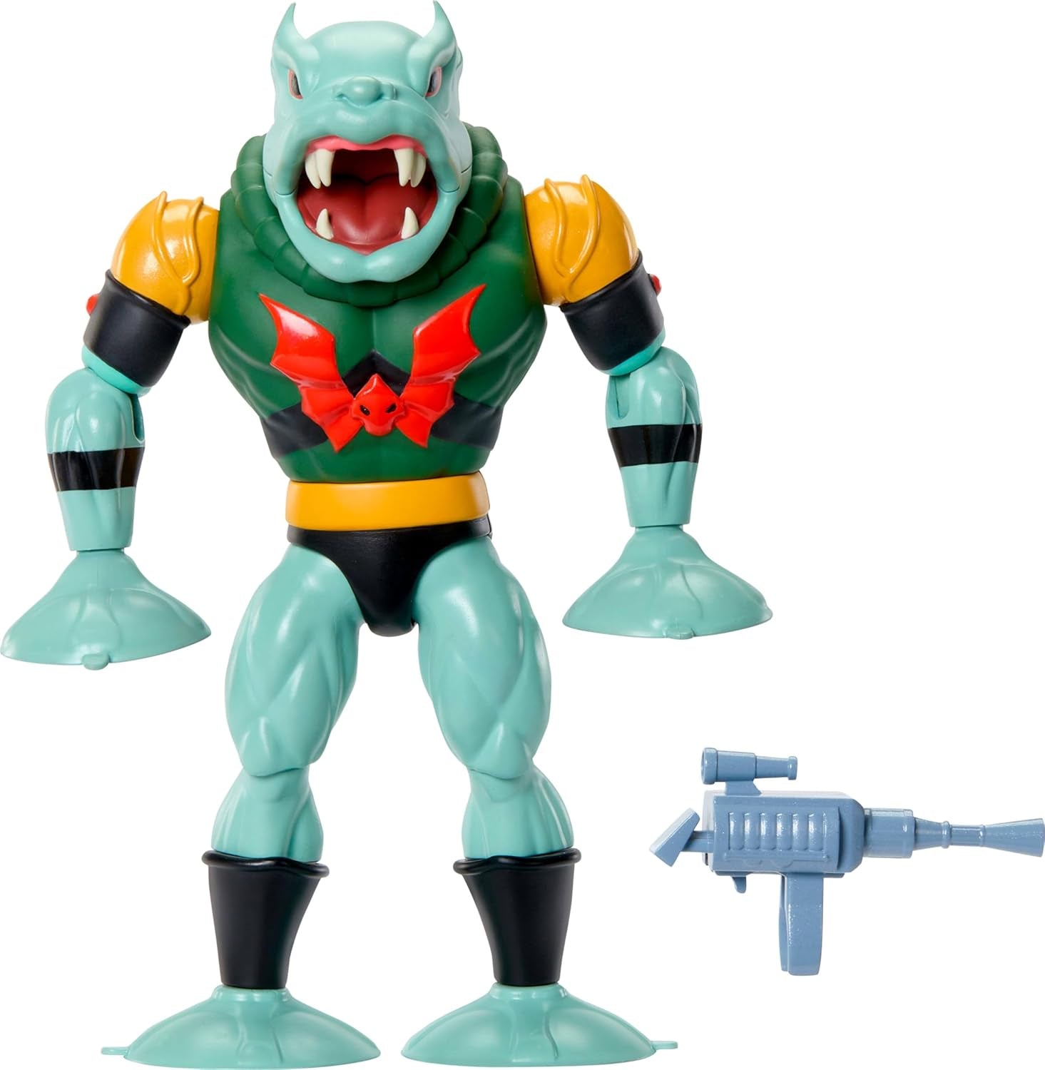 Masters of the Universe Origins Action Figur Leech fra tegneseriesamlingen, ca. 14 cm højt sugemonster fra 1980'ernes tv-serie, meget detaljeret design og tilbehør, JBM83 Actionfigurer Naty Shop Standard titel