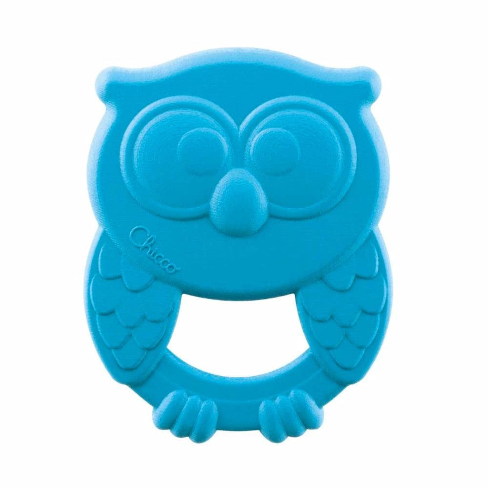 Chicco ECO+ Teething Ring Frog, Bidring til nyfødte med pigge, Fremstillet af blød bioplastik, Børnelegetøj til nyfødte og børn fra 3 til 18 måneder