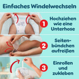 Pampers Premium Protection Pants str. 5, 144 bleer, 11 kg - 17 kg, med 360° justering og bløde anti-lækage manchetter for optimal komfort og beskyttelse