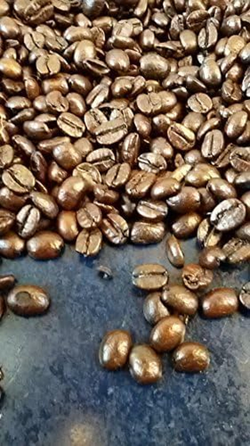 Quarta Caffè Sorte Rossa bønner - Arabica og robust kaffe, 250g, stærk og energisk aroma - 1 pakke á 250g. Produceret i Apulia, Salento