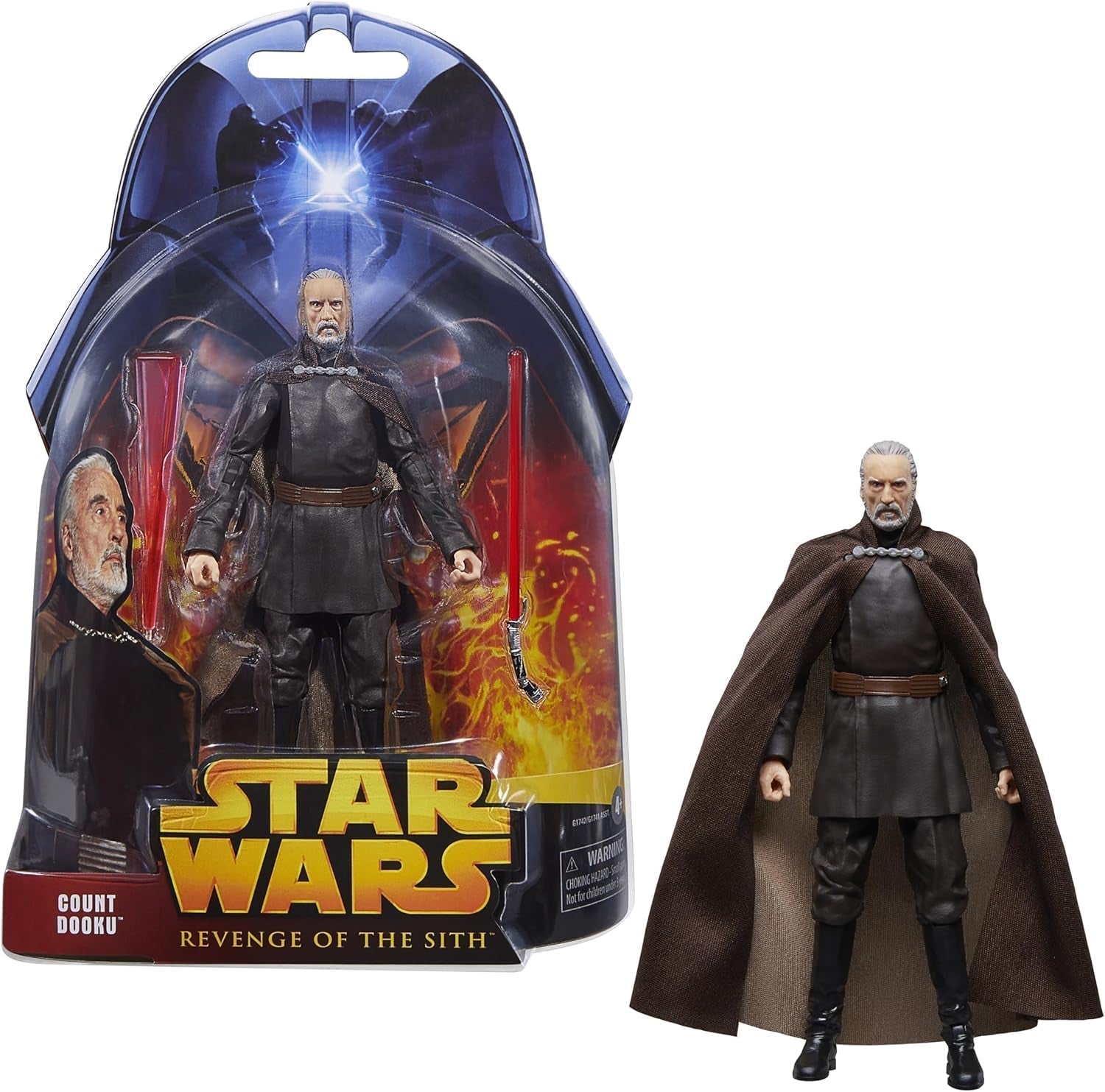 Star Wars The Black Series Count Dooku, Star Wars: Revenge of the Sith 20 Years Collectible Action Figur (15 cm) Actionfigurer Naty Shop