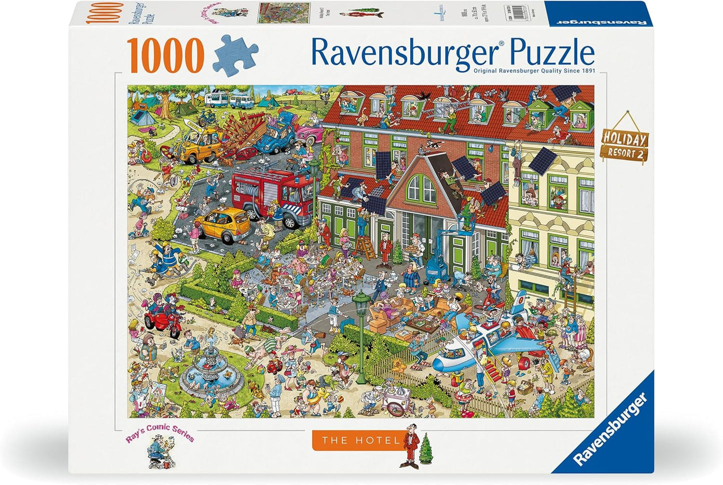 Ravensburger Puzzle 12000723 - The Hotel - 1000 brikker for voksne og børn fra 14 år, Puzzle Naty Shop