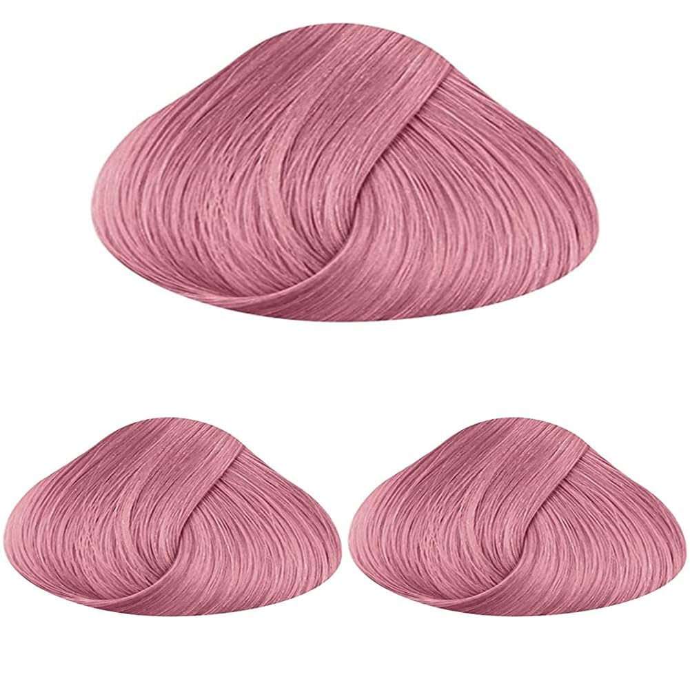 Vejledning semi-permanent hårfarve 88ml - Fluorescerende Orange Hårfarve Naty Shop Pastel Rose 88 Ml (pakke med 3)