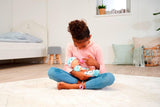 30 cm nyfødt vinylelefant babydukke med drikke- og vandingsfunktion, flaske og sut, 2 år og opefter