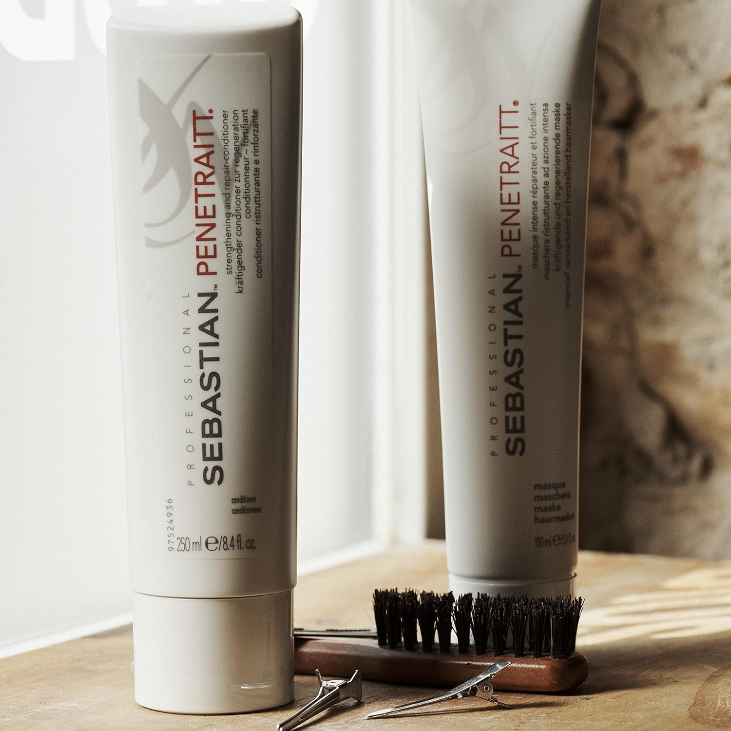 SEBASTIAN PROFESSIONAL PENETRAITT - Reparerende hårmaske regenererer beskadiget hår (150 ml) - dyb pleje til beskadiget, misfarvet hår - reparerer og styrker Naty Shop Hair Mask