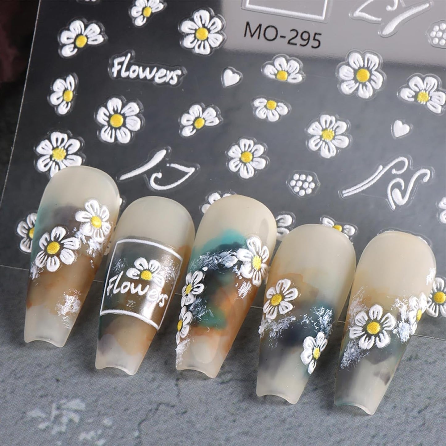 3 Stück Nagelsticker Set-Selbstklebende Nagelfolie Mit Blumen- Und Bienenmotifen-Nail Art Sticker For Kreatives Nageldesign-Nageltattoos Und Zubehör