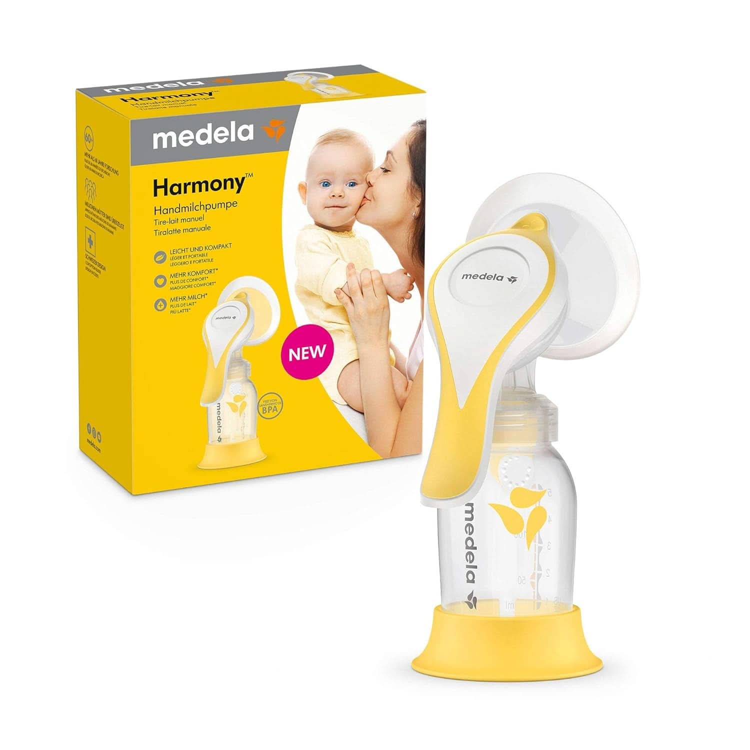 Medela Modermælkssamler lavet af silikone Tilbehør Mad og Amning Bebe Naty Shop Håndmælkepumpe