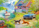 Trefl - 2I1 puslespil: sommerafslapning - 2 x 500 brikker - sæt med to puslespil, gør det selv, kreativ underholdning, for voksne og børn 10+ puslespil Naty Shop