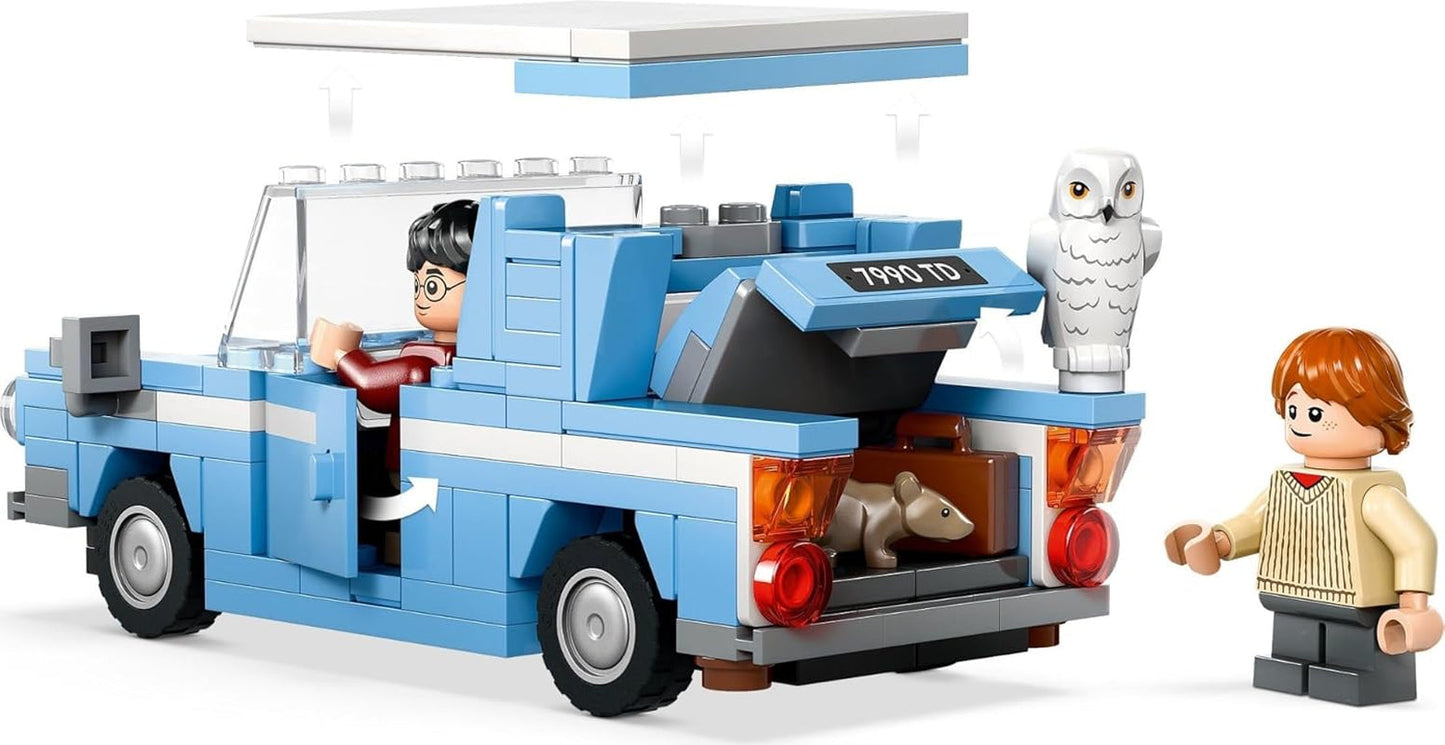 LEGO Harry Potter Flying Ford England Byggelegetøjsbil til børn Gave til drenge, piger og alle fans fra 7 år Sæt med 2 minifigurer inklusive Ron Weasley Rollespil 76424 Byggesæt Besuche den LEGO-Store