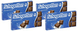 Schogetten Premium Alpine mælkechokoladebar, 100 g, portionsvis individuelt. En fryd. Stykke for stykke.