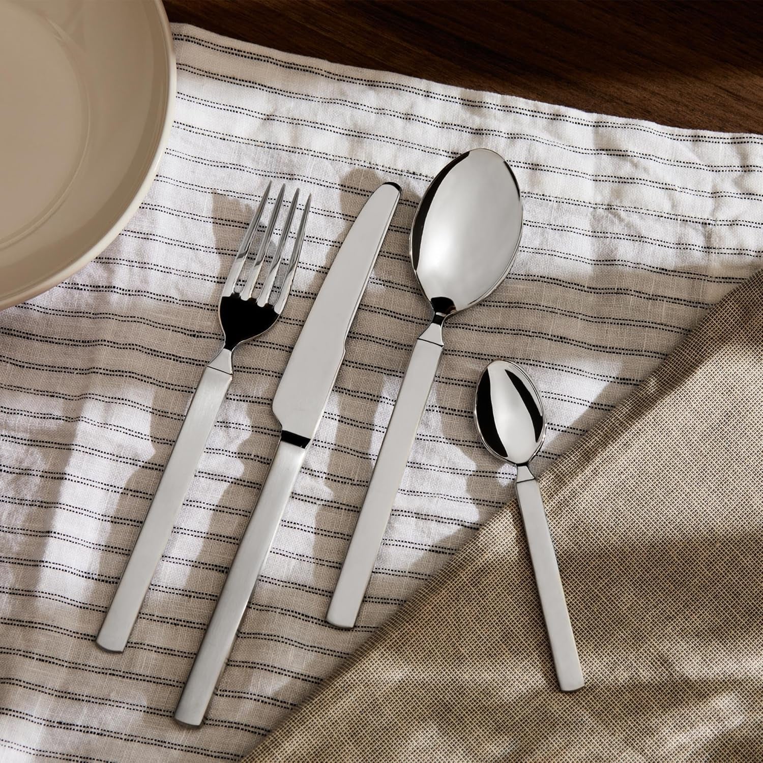 Alessi 4180S24 Tørt bestiksæt 24 dele rustfrit stål køkken Naty Shop