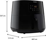 Philips 3000Er Airfryer XL - Rapid Air-teknologi, stegning med op til 90 % mindre fedt, kapacitet 1,2 kg, 6,2 liter, touchskærm Hvidevarer Naty Shop