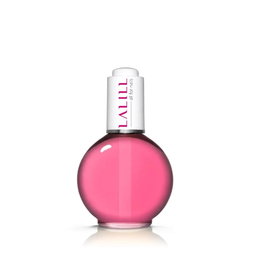LALILL Nail Cuticle Oil 75Ml - Himbeere Nagelpflegeöl - Nagelöl Pflege Für Nägel Nagelhaut - SPA Maniküre Naildesign Hände - Vegansk - With Pipette