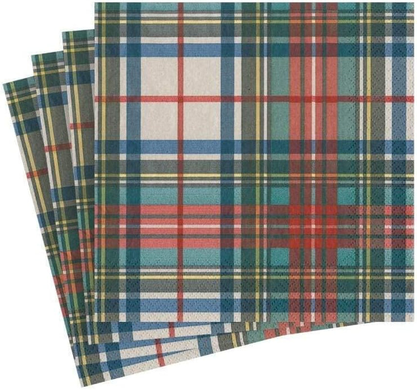 Kjole Stewart Tartan Cocktail Papirservietter 20 pr. pakke