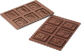 Silikomart 22.172.77.0165 CKC, 12 chokolademonstre på kiks Køkken Naty Shop