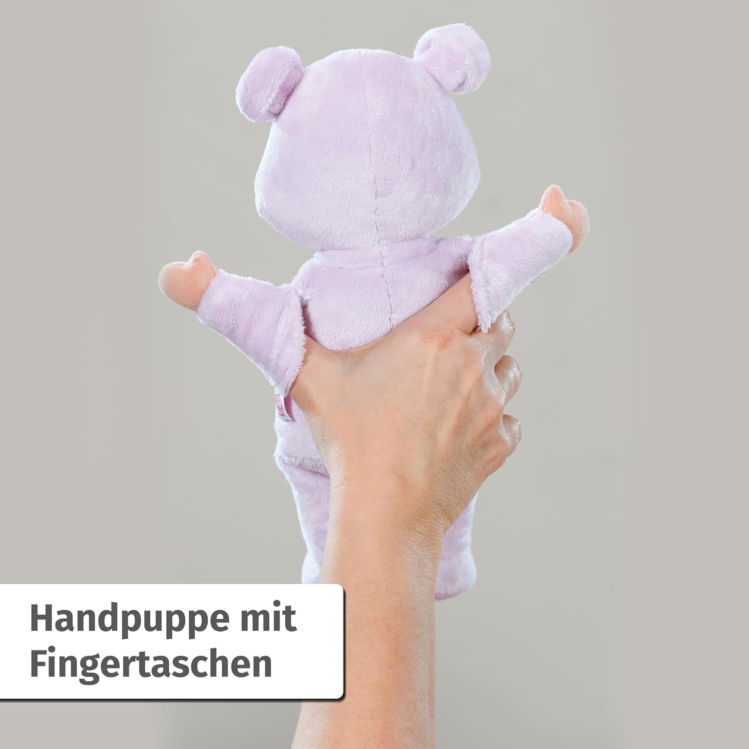 Baby Born for Babies Blød musedukke, 26 cm, med ører og fingerlommer, til nyfødte, 836590 Zapf Creation, Pink