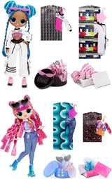 LOL Surprise OMG Fashion Doll 2er-Pack ROLLER CHICK & CHILLAX - Exklusive Puppen med 40 Überraschungen inkl. Outfits og tilbehør - 2-i-1 Verpackungs-Spielset - Serie 3 - Für Kinder ab 4 Jahren