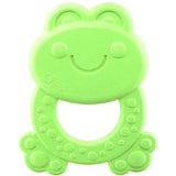 Chicco ECO+ Teething Ring Frog, Bidring til nyfødte med pigge, Fremstillet af blød bioplastik, Børnelegetøj til nyfødte og børn fra 3 til 18 måneder