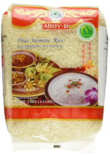 Aroy-D duftende ris, 100% langkornet ris, 1 pakke (1 x 2 kg)