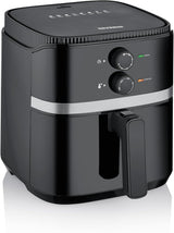 SEVERIN Dobbelt varmluftfrituregryde med kogekammer 2 X 3,8 L, 8 automatiske programmer Hvidevarer Naty Shop 5 Liter Garkorb