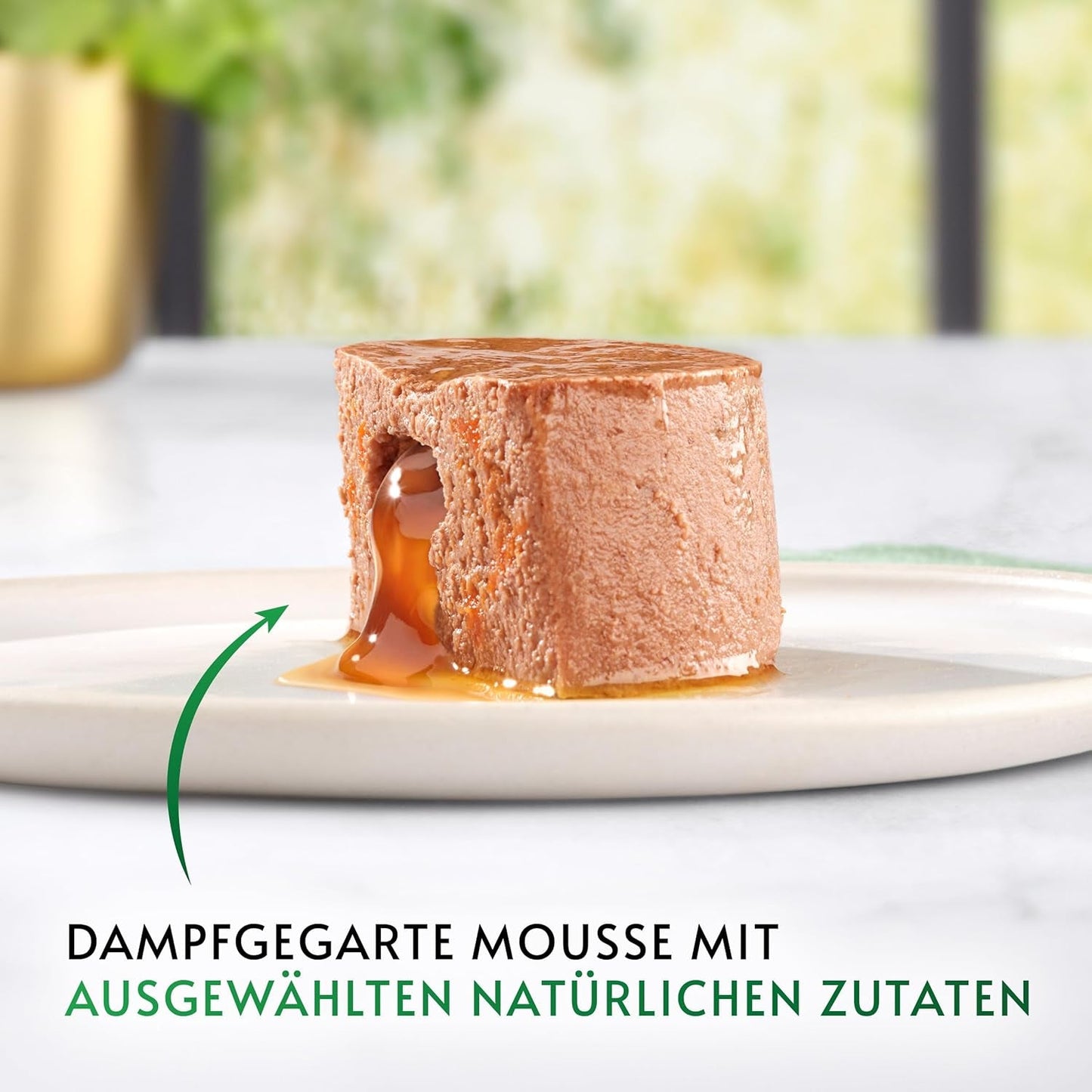Gourmet Nature's Creations hjertesauce mousse våd kattefoder, rig på kylling, pakke med 12 (12 x 85 g)