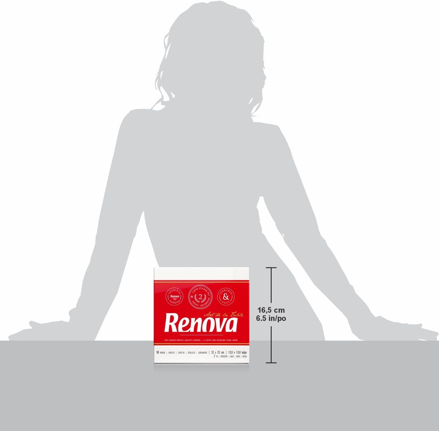 Renova servietter - 3 pakker á 540 stk