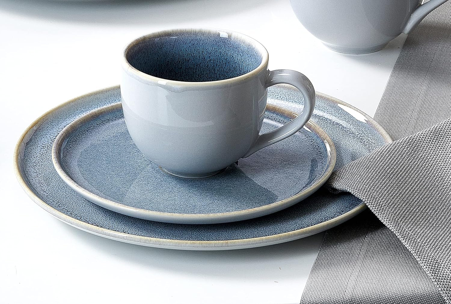 Ritzenhoff & Breker Skagen Sten kaffeservice, 12 stk., gråblå