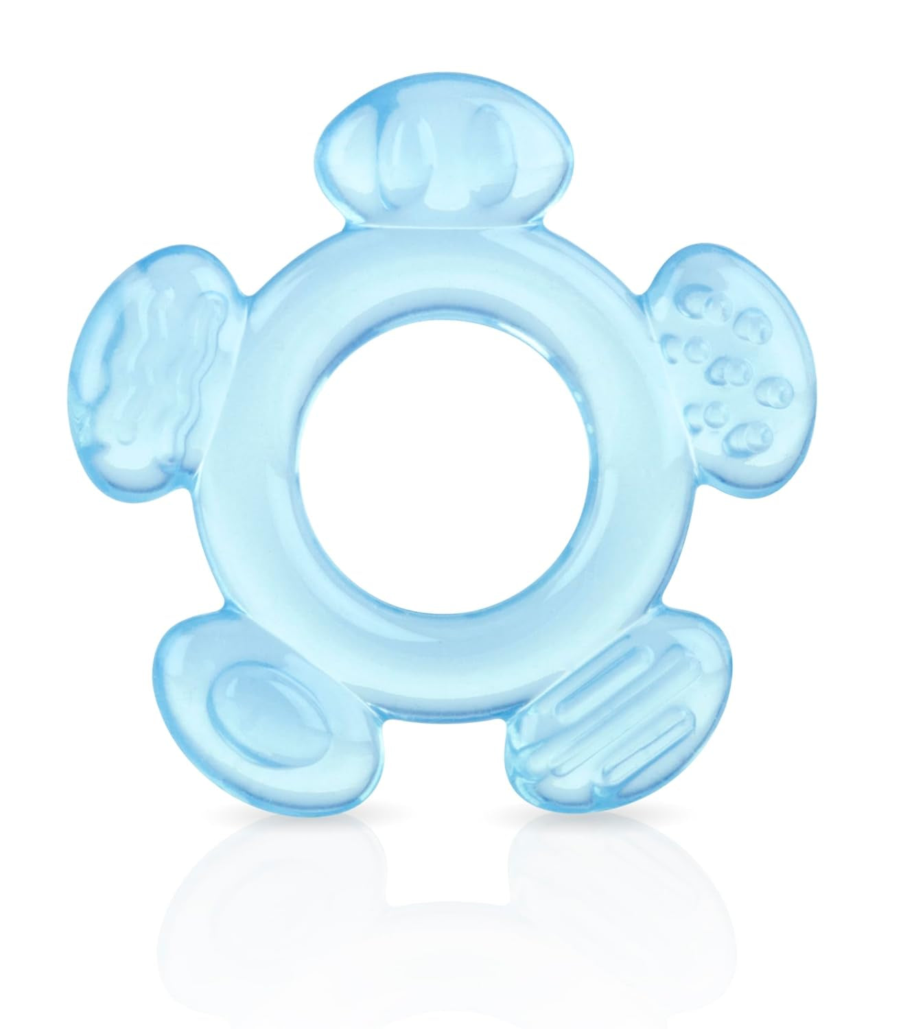 Nuby - 3-trins bideringe - 3 bideringe til tandkødsstimulering og smertelindring - Børnebørnelegetøj - BPA-fri - 3+ måneder