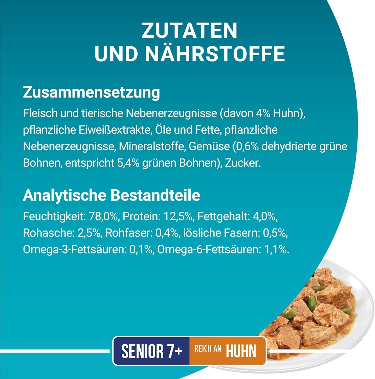 PURINA ONE Senior 7+ våd kattefoder, møre stykker i kyllingesauce, pakke med 26 stk (26 x 85g)