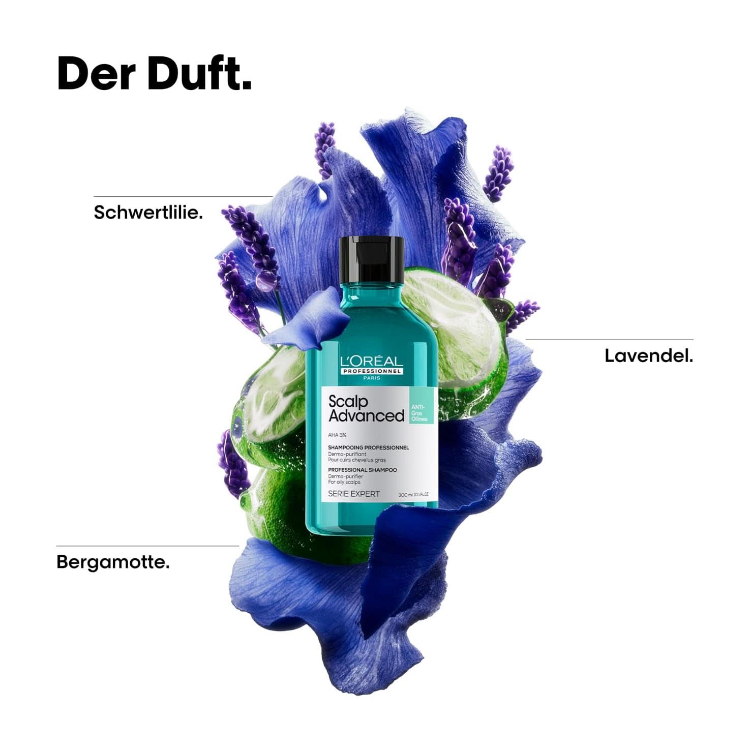 L'Oréal Professionnel rensende shampoo til fedtet hovedbund, 300 ml Naty Shop brusebad og bad