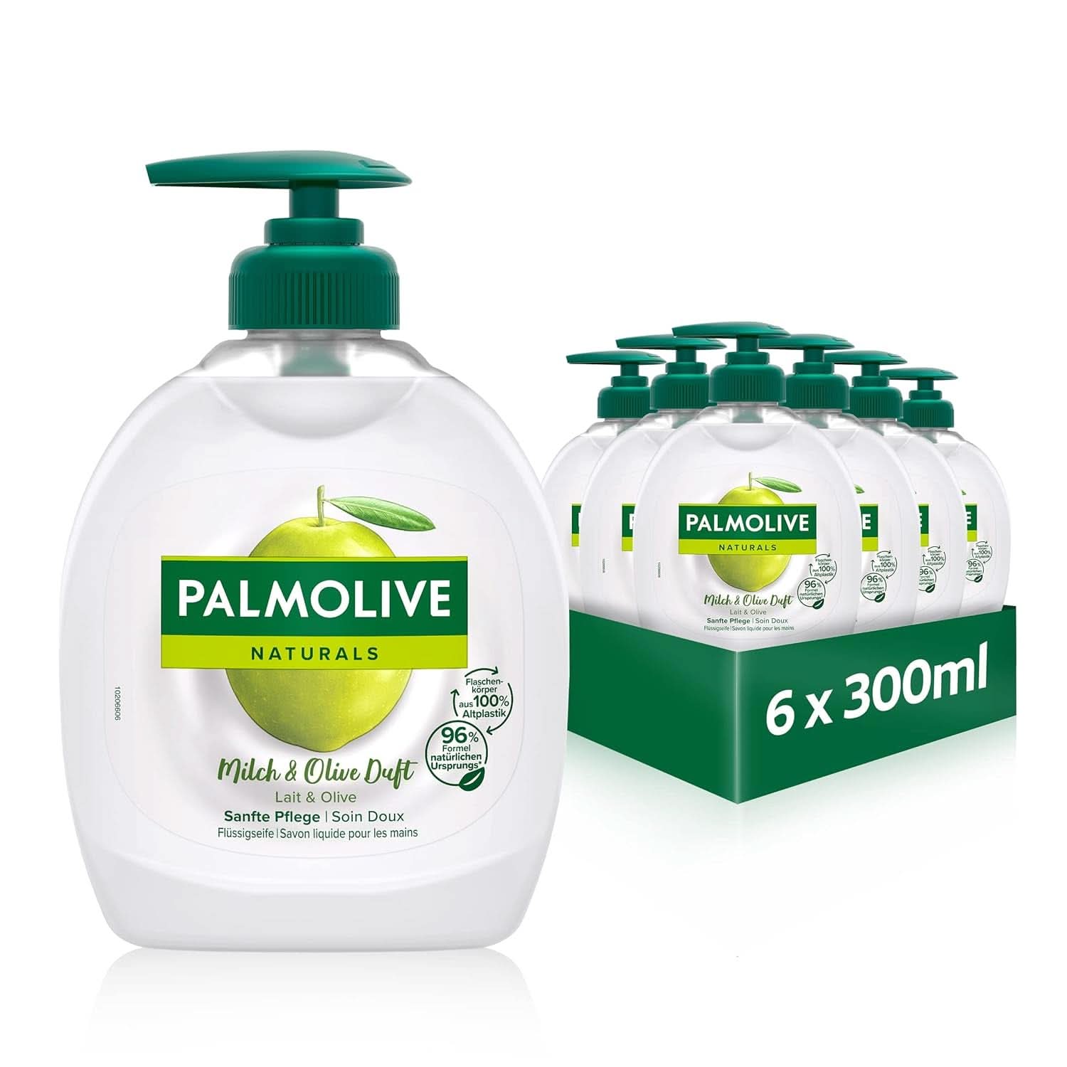 Palmolive Flydende håndsæbe, sæt 6 x 300 ml Naty Shop Standardtitel