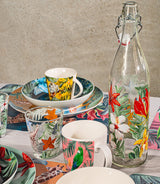 18 stykker eksotisk porcelæn Tavola Service