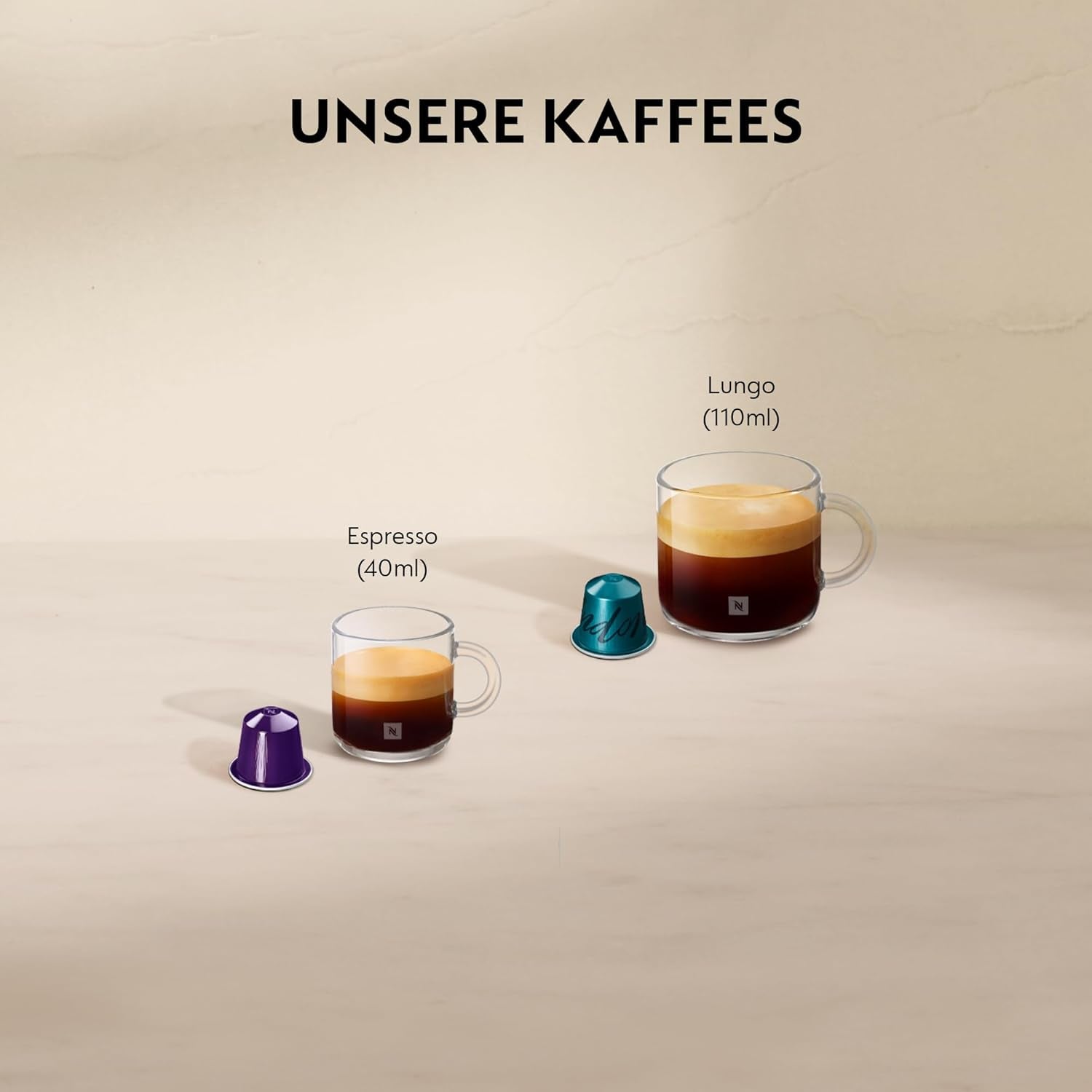 Espressomaskine med Nespresso De'Longhi Essenza Mini kapsler, sort | Pumpetryk 19 bar | Vandtank 0,6 l | Til espresso og lungo | Lille espressomaskine – Store kaffeøjeblikke | EN85.B