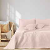 Ameliahome Sengetæppe 170X210 Cm To-sidet Sengetæppe Ultralyd Quilting Polyester Ophelia Mørkegrønne Senge og Tæpper Besuche den AmeliaHome-Store Ophelia Powder Pink 200X220 Cm