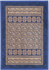 BASSETTI ternet bomuld TORCELLO farve MØRKEBLÅ B1 str. 135X190 Dyner og dyner Naty Shop Mørkeblå 135X190