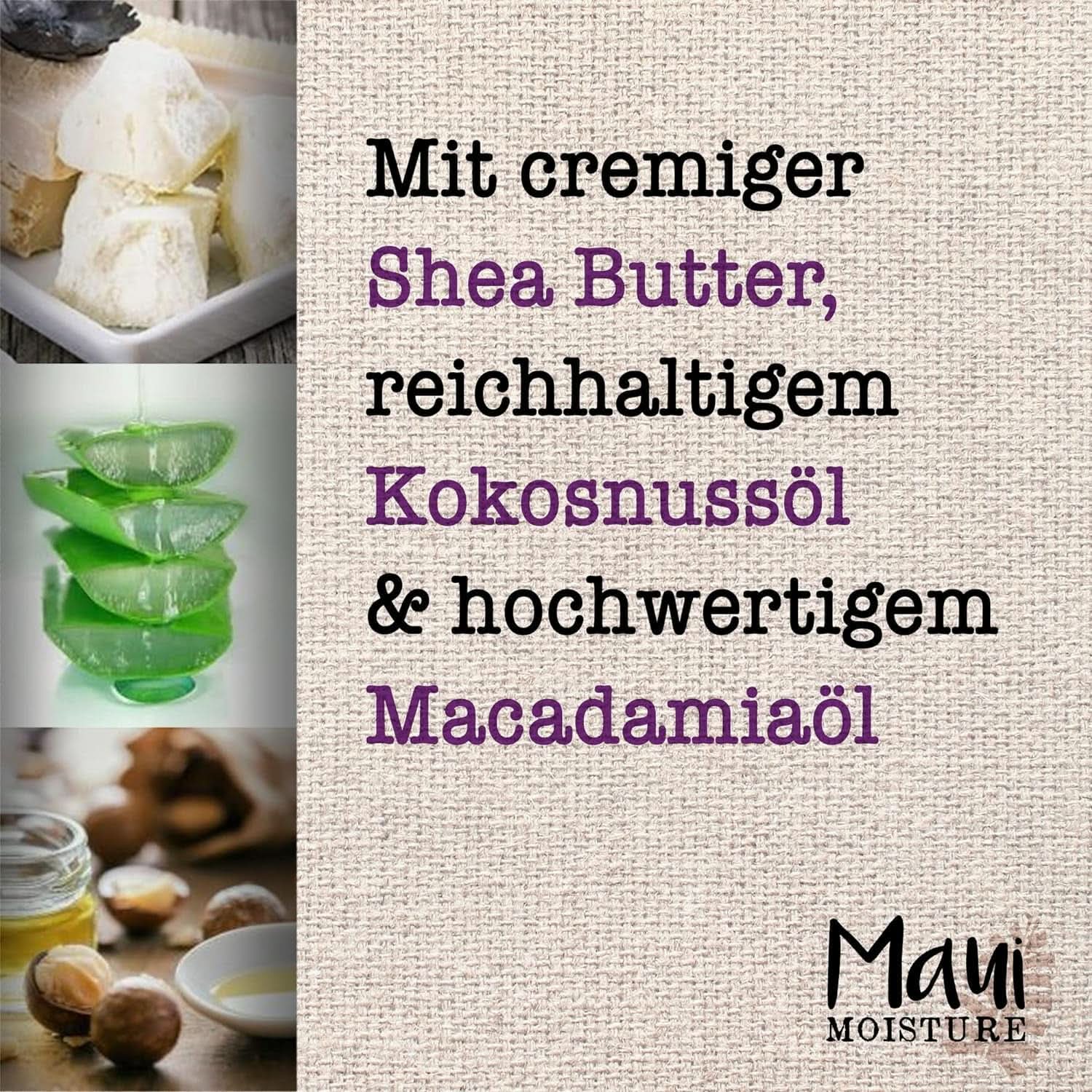 Maui Moisture Revive & Hydrate + Shea Butter, Shampoo eller Conditioner, 385ml Shower & Bath Naty Shop