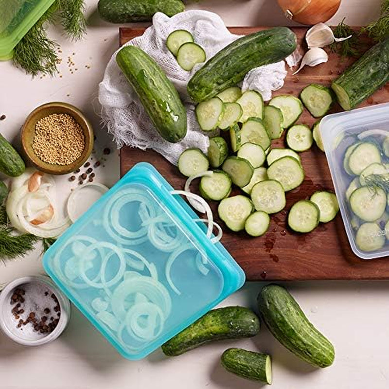 Stasher Bag Genanvendelig Premium Silikone Mad Taske Sandwich Taske Klar Holdbar Ovn Opvaskemaskine Fryser Sikker Miljøvenlig Madpakke Lækagesikker 828ml Mad Opbevaringsbokse Naty Shop