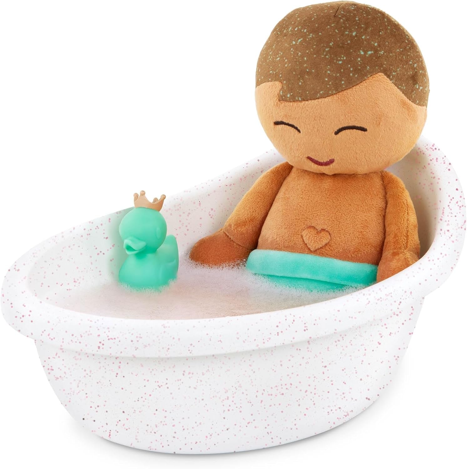 LullaBy – Dukkebadekar – Badekarsæt – Badelegetøj – Dukketilbehør – Realistisk vandleg – Børn 2+