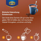 KRÜGER-familien, kakaopulver til varm chokolade, 8 æsker x 10 poser, 8 x 250 gram kakao og varm chokolade Naty Shop