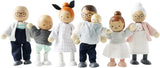 - Meine Familie mit 4 Puppen – Holz, Stoff – P053