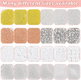 2 Boxen Nail Art Strasssteine, Mit Pincet Nägel Flatback Perlen Nail Charms Mit Kristallen Nagelzubehör Diamanten Edelstahl-Perlen Für Nagelschmuck