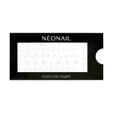 NÉONAIL Nagel Stempel Mit Schaber - Nägel Selber Machen - Nail Art Stempel - Nageldesign Für Nagel Schablone - French Nails Stempel - Silikon Nagelstempel