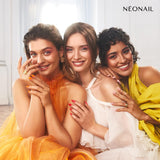 NÉONAIL Nail Art Flowers Set - Trockenblumen - Getrocknete Blumen - Nageldesign Zubehör - Nageldekorationen - Getrocknete Blüten - Negle Decoration - Gelnägel Zubehör - 3 Farben - Rosa, Lila, Orange